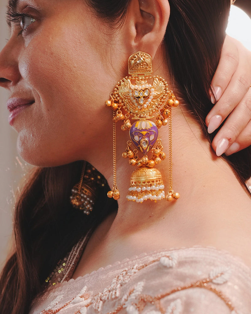 Kashmiri Earrings - Meher