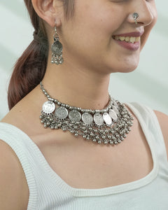 Sakhi Haar 3-Piece Set- 1 Necklace + 2 Earrings - Samriddhi