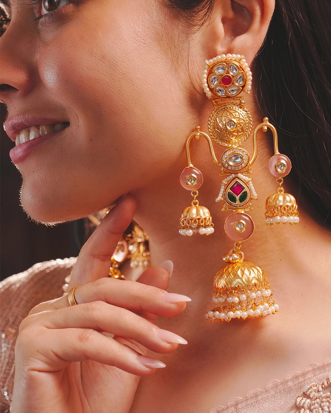Kashmiri Earrings - Zehnat