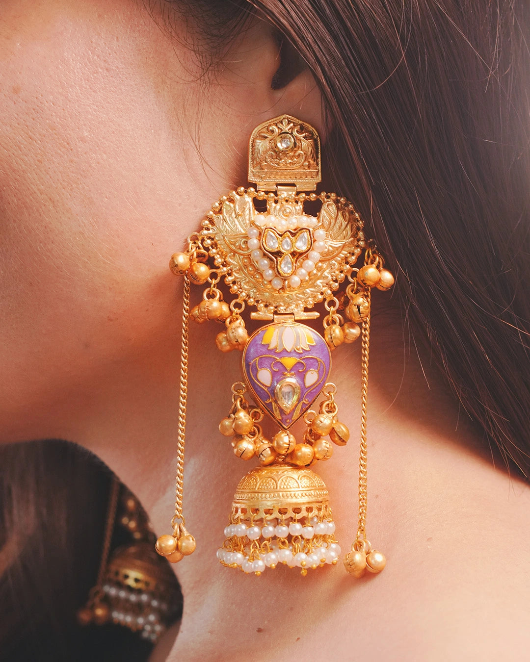 Kashmiri Earrings - Meher