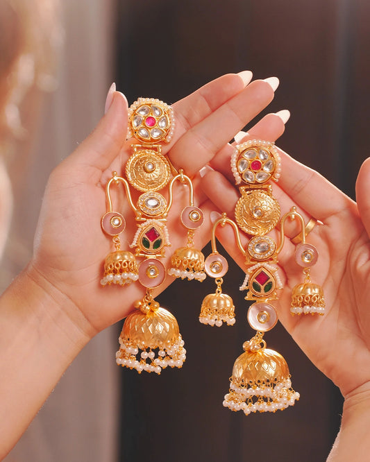 Kashmiri Earrings - Zehnat