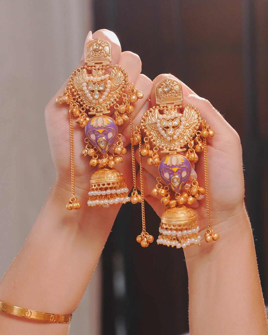 Kashmiri Earrings - Meher