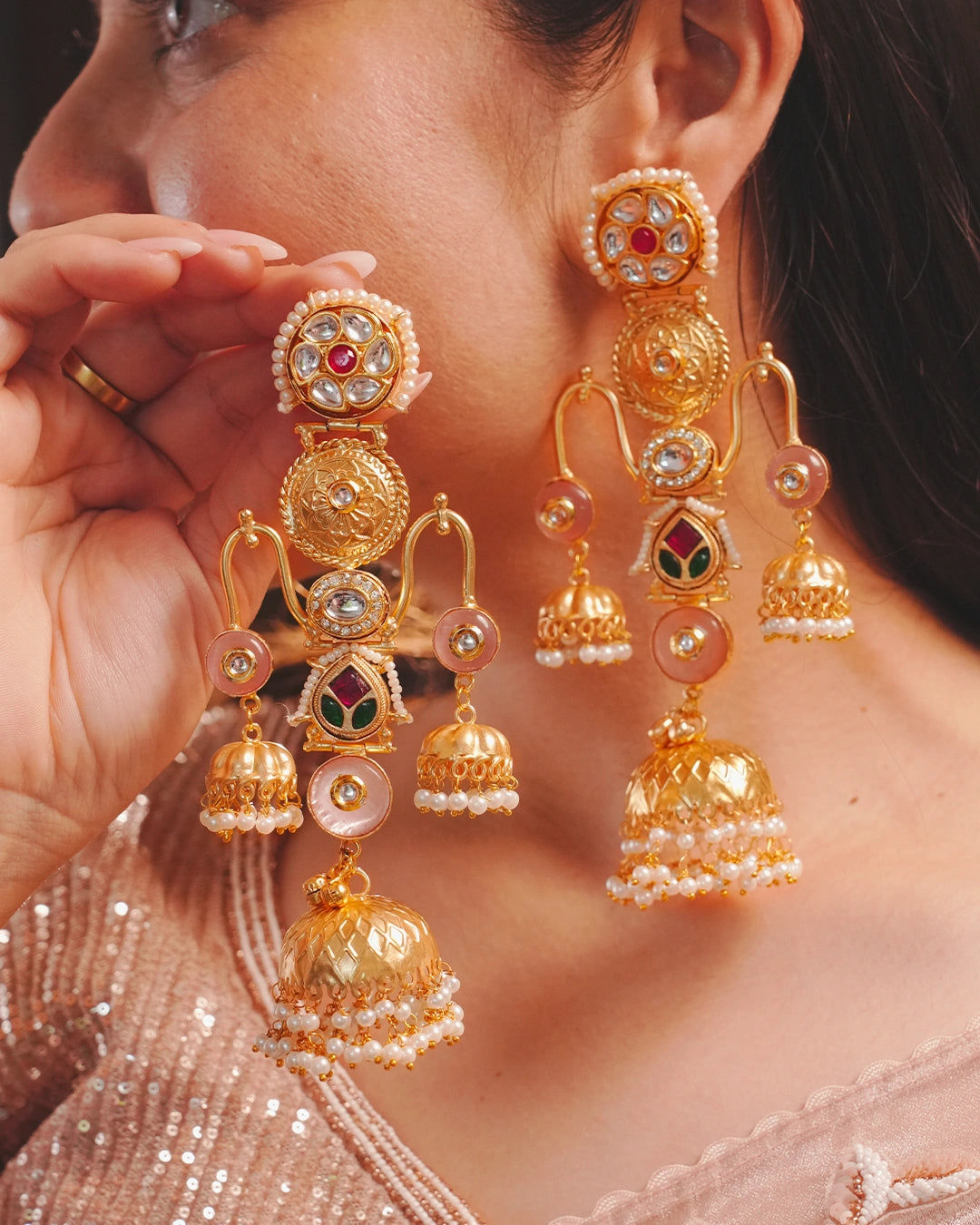 Kashmiri Earrings - Zehnat