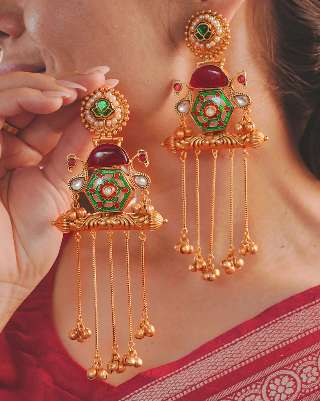Kashmiri Earrings - Inayat
