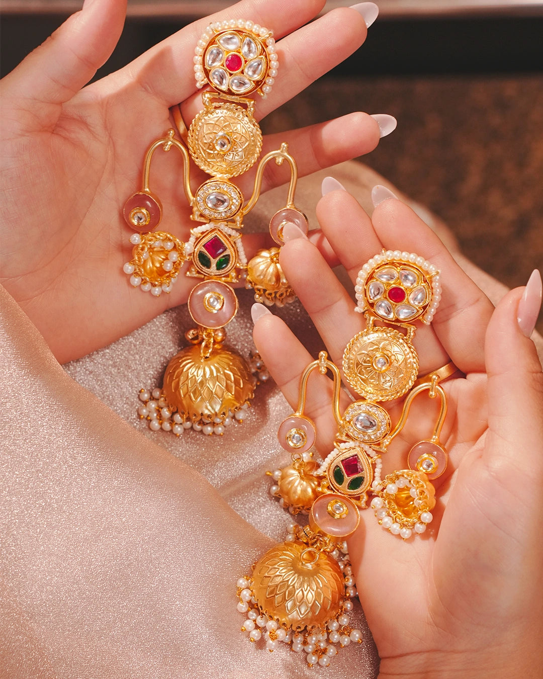 Kashmiri Earrings - Zehnat