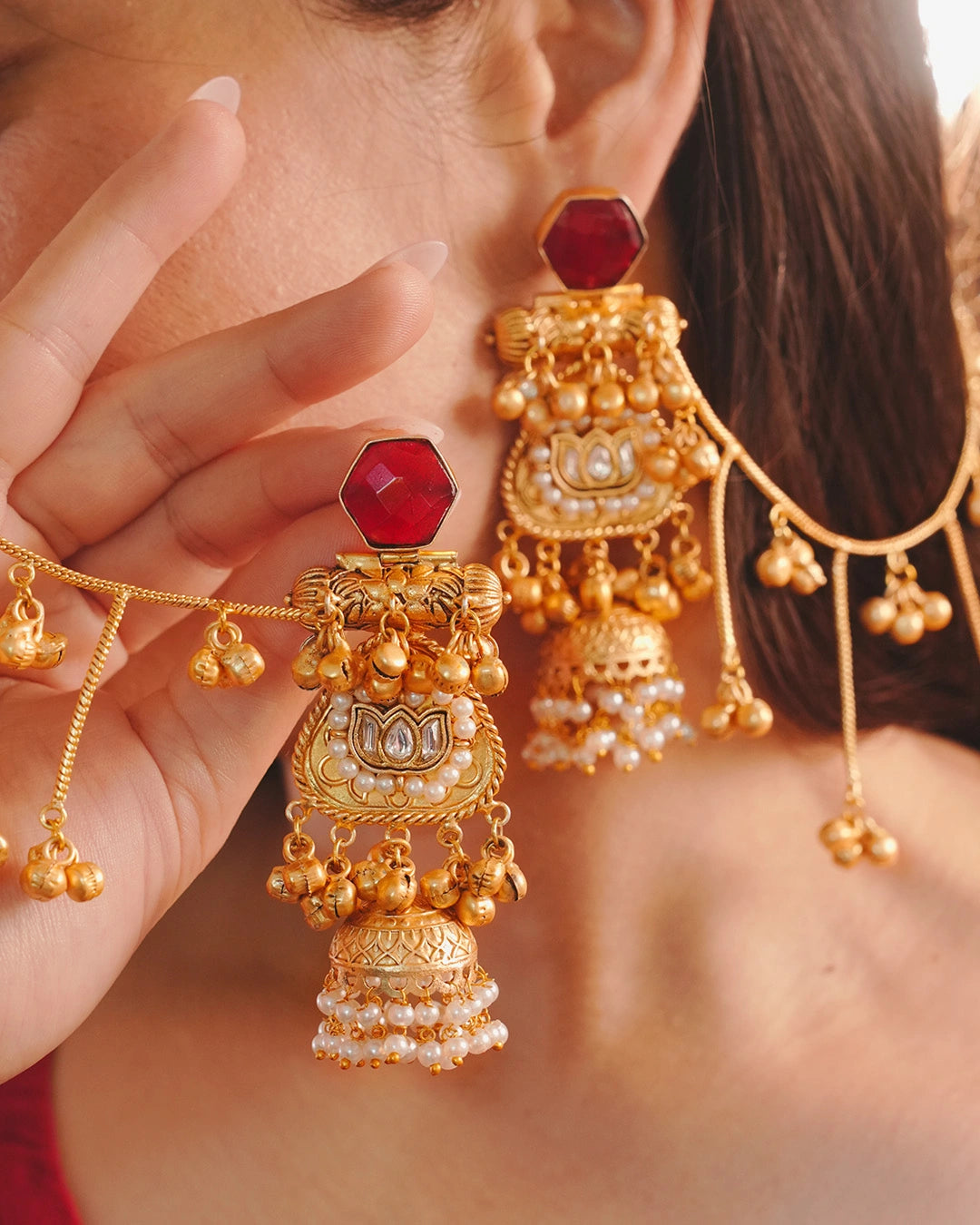 Kashmiri Earrings - Arzoo