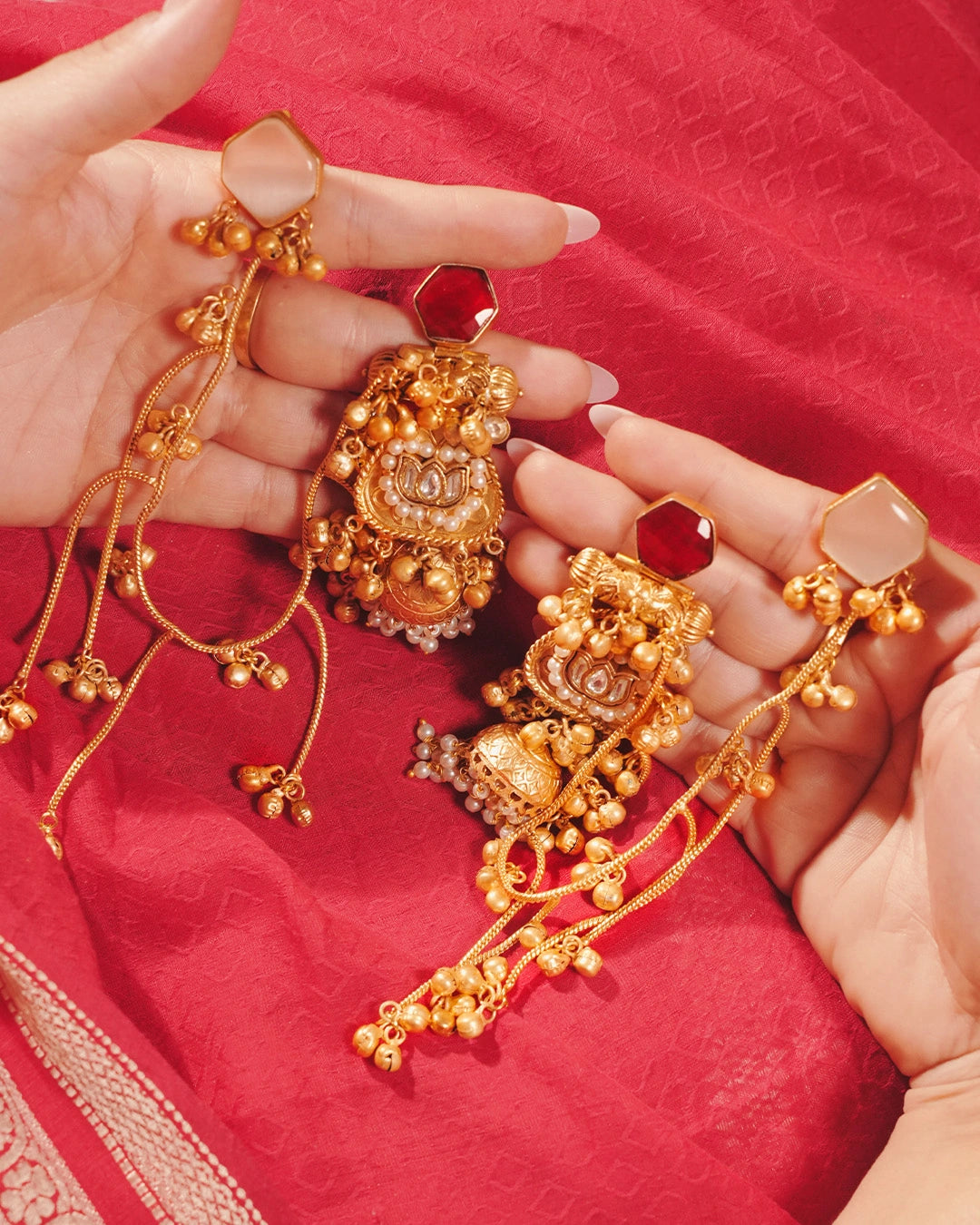 Kashmiri Earrings - Arzoo